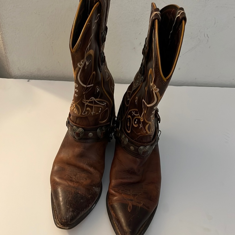 Durango Crush, "Heart” 11”, Women's Western Boots Sz 9.5 M Used